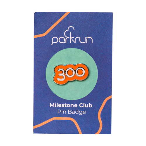 Walk/Run 300 Milestone Pin Badge
