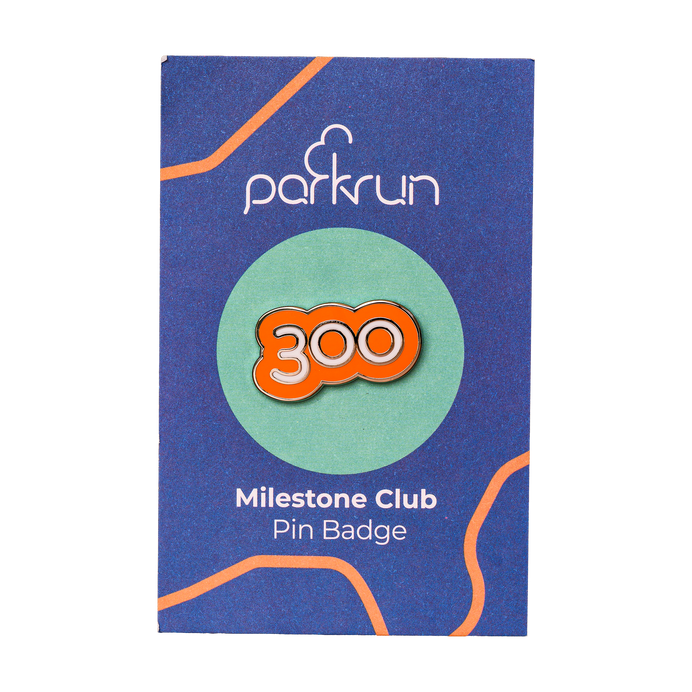 Walk/Run 300 Milestone Pin Badge