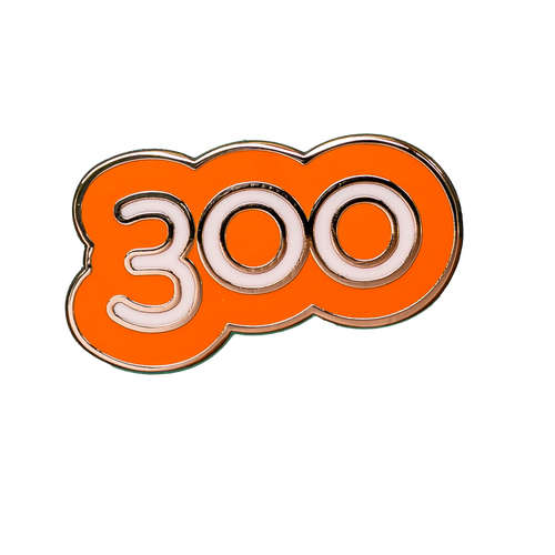 Walk/Run 300 Milestone Pin Badge
