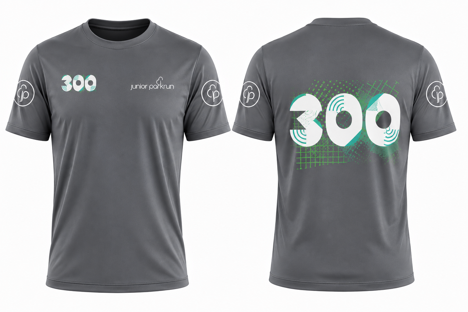 junior parkrun Milestone 300 Tee