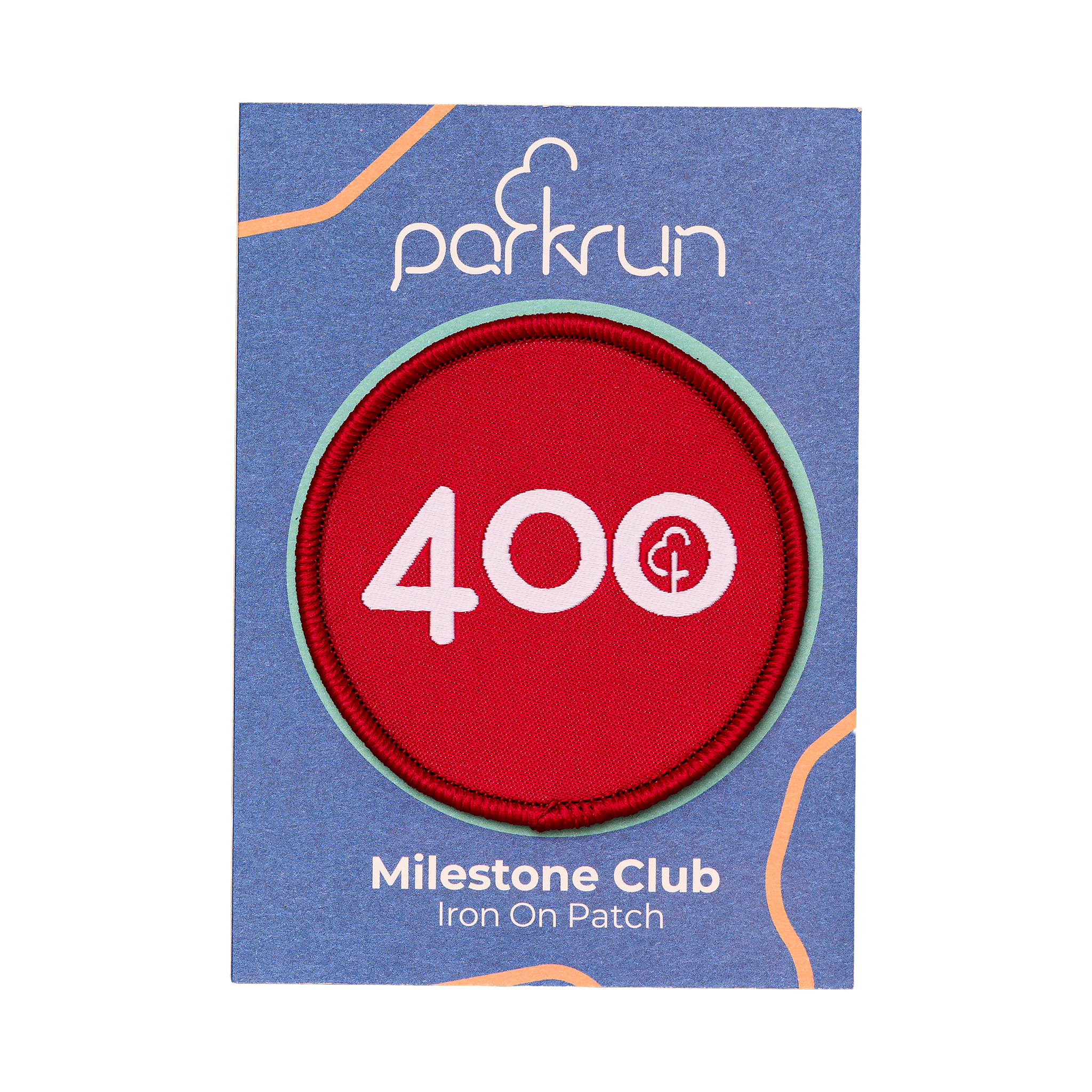 Walk/Run 400 Milestone Woven Patch
