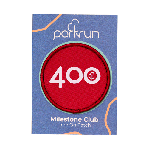 Walk/Run 400 Milestone Woven Patch