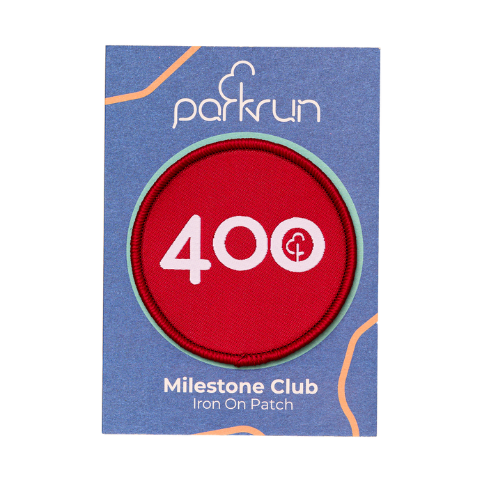 Walk/Run 400 Milestone Woven Patch