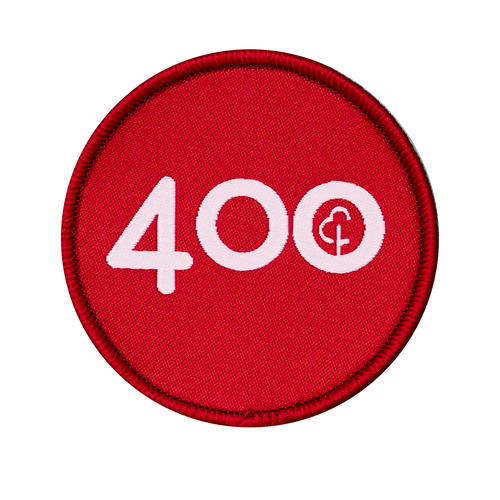 Walk/Run 400 Milestone Woven Patch
