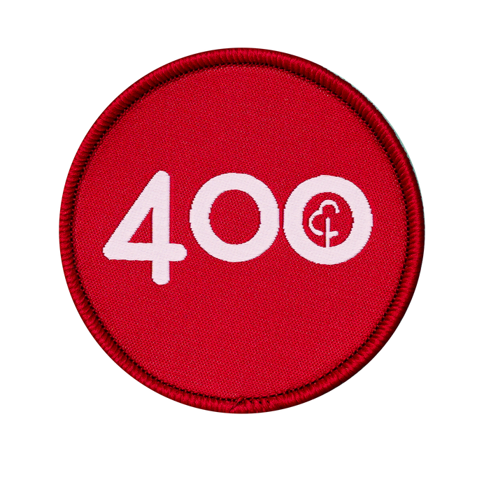 Walk/Run 400 Milestone Woven Patch