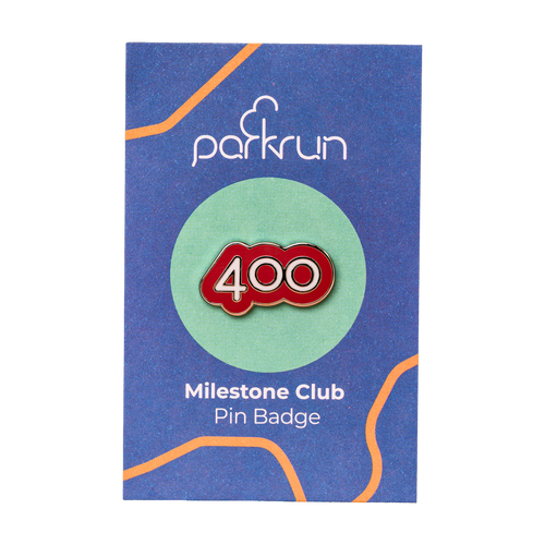 Walk/Run 400 Milestone Pin Badge