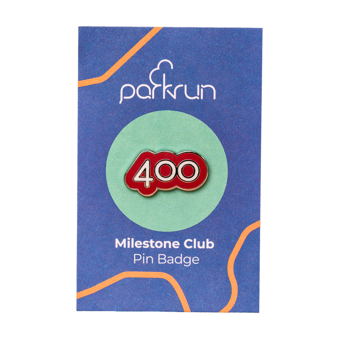 Walk/Run 400 Milestone Pin Badge