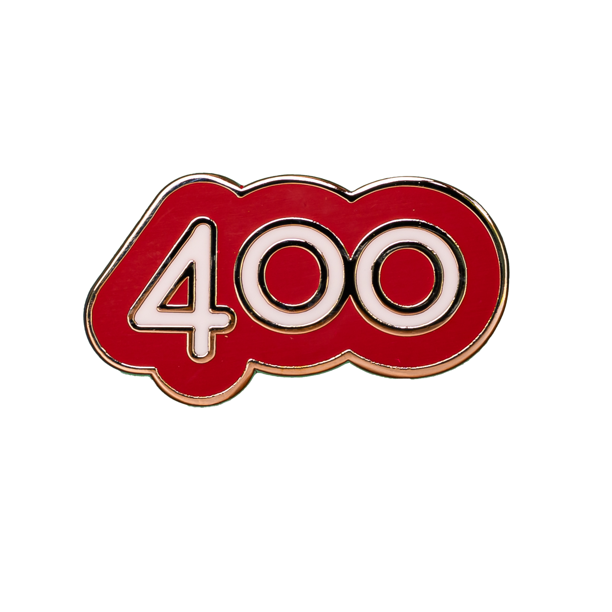 Walk/Run 400 Milestone Pin Badge