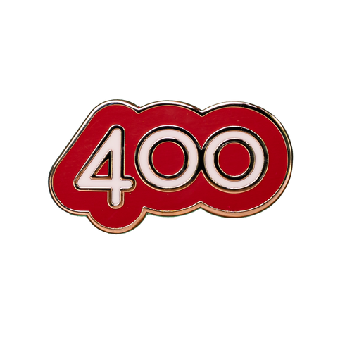 Walk/Run 400 Milestone Pin Badge