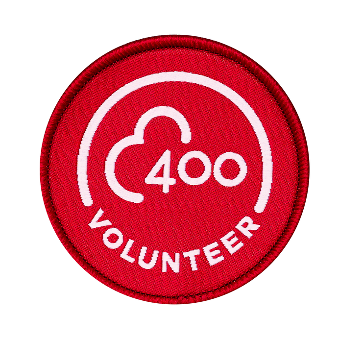 Volunteer 400 Milestone Woven Patch