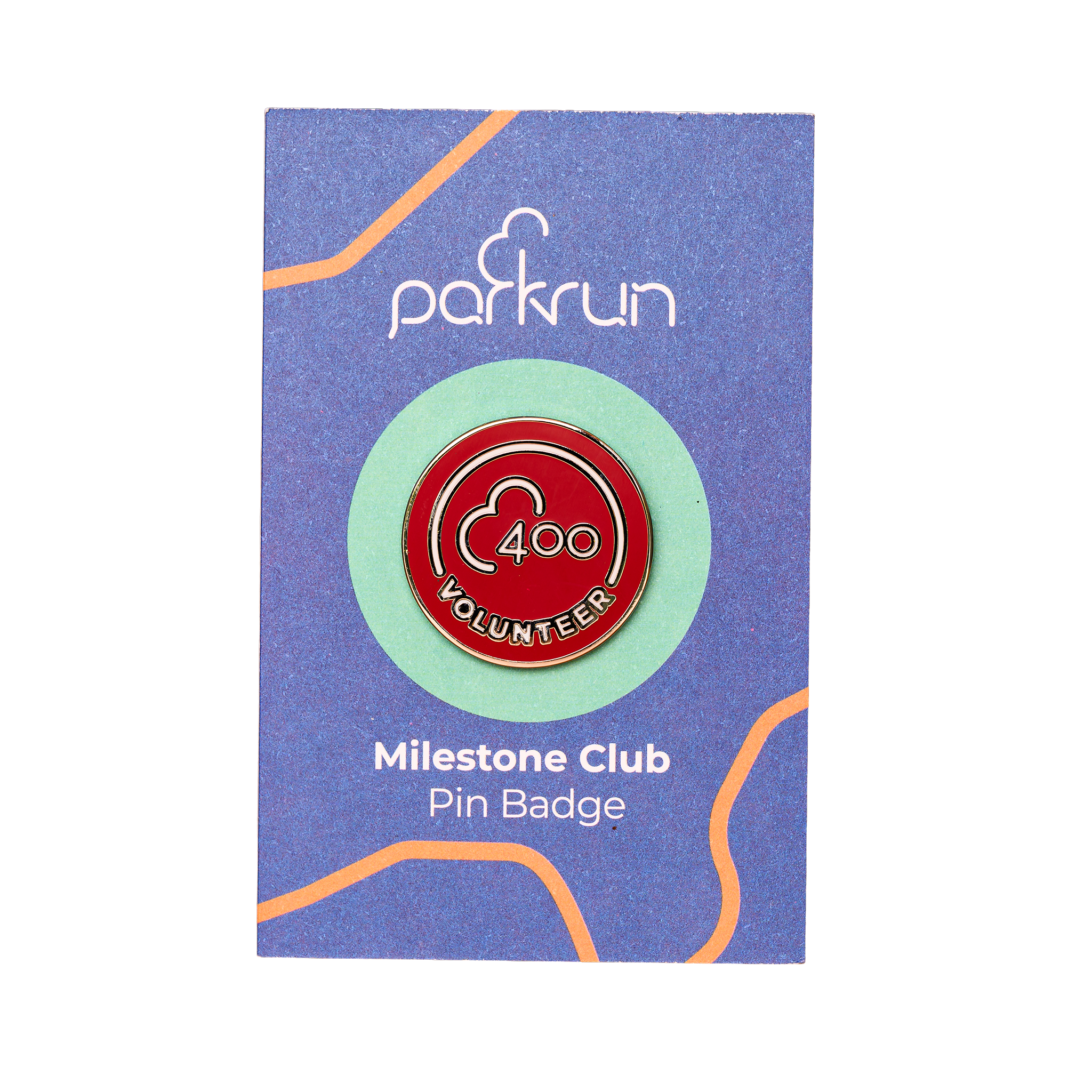 Volunteer 400 Pin Badge