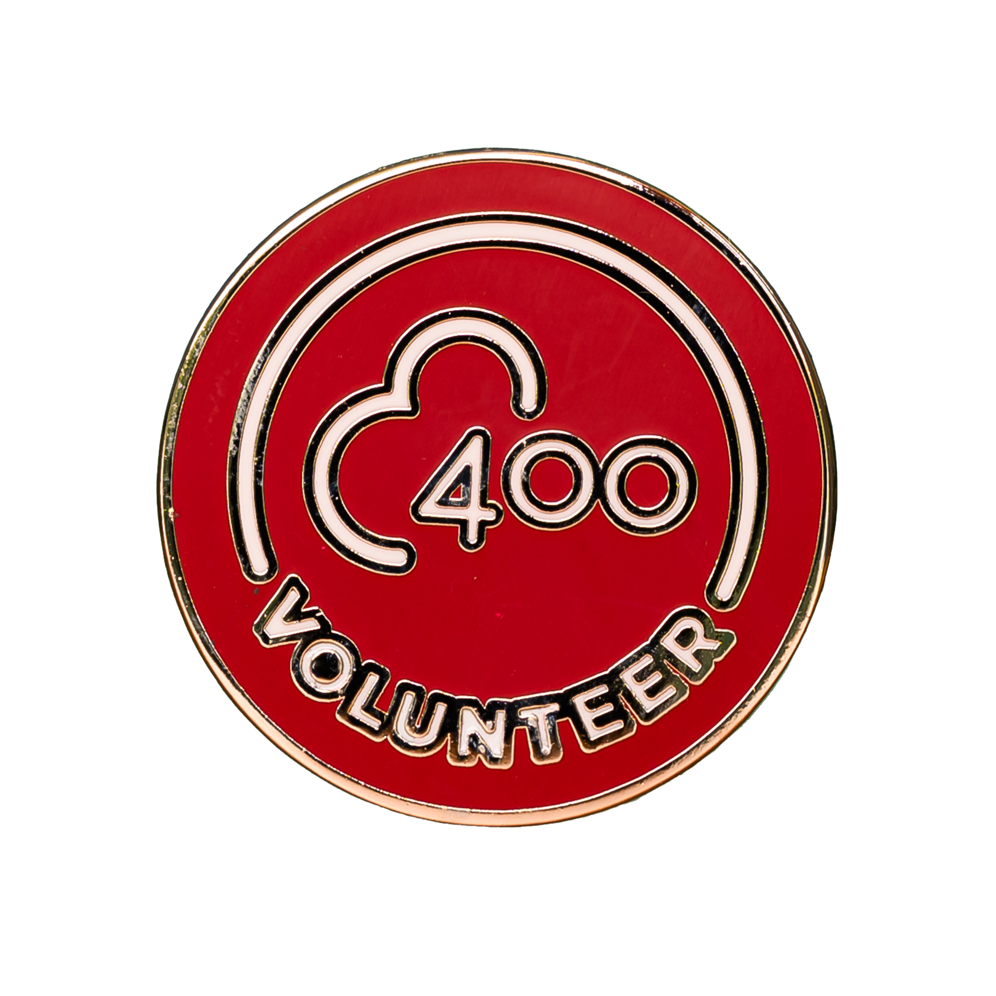 Volunteer 400 Pin Badge