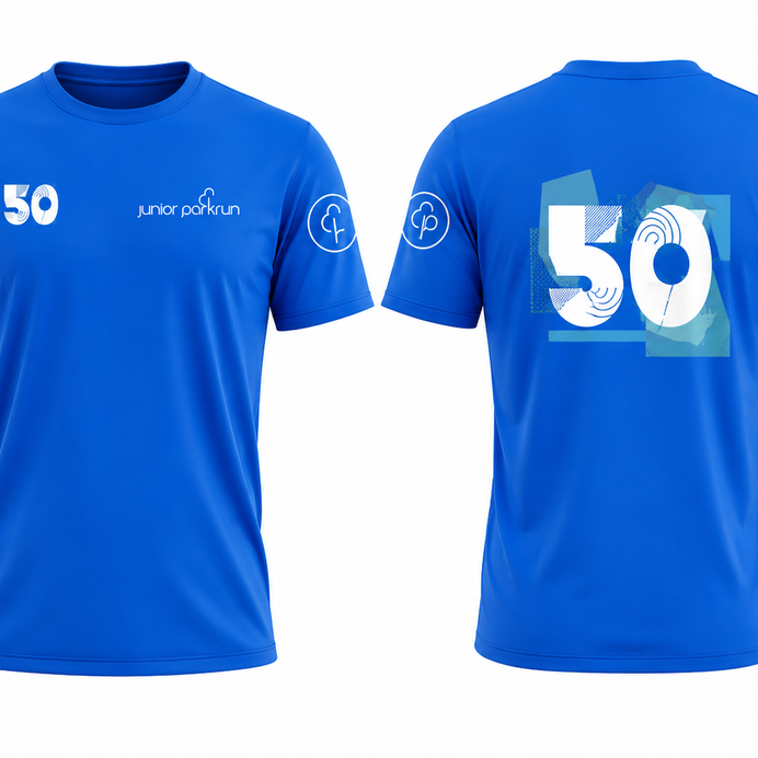 junior parkrun Milestone 50 Tee