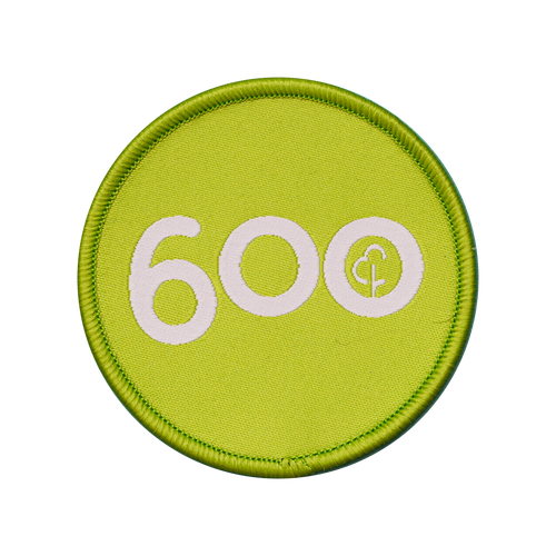 Walk/Run 600 Milestone Woven Patch
