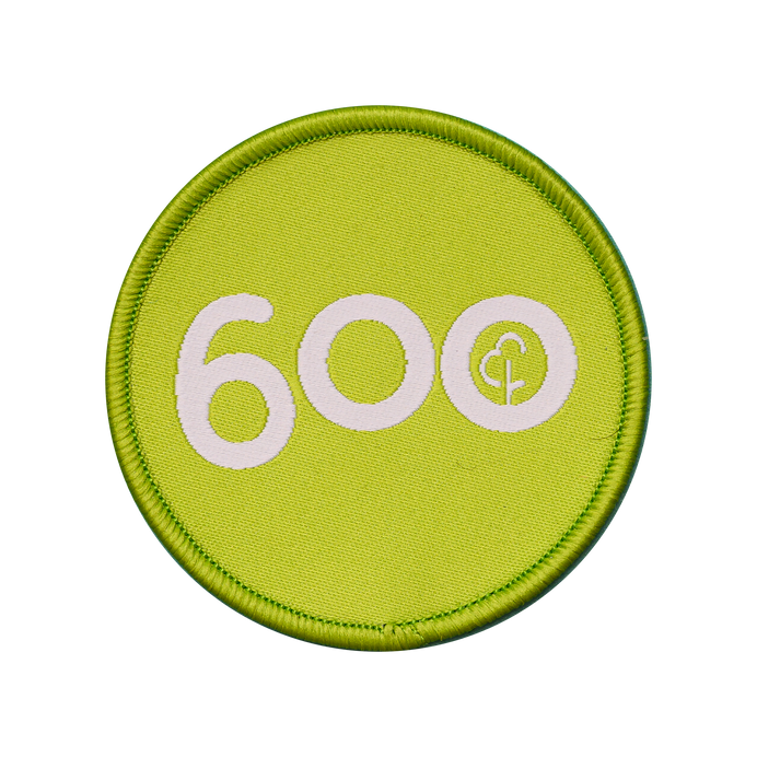 Walk/Run 600 Milestone Woven Patch