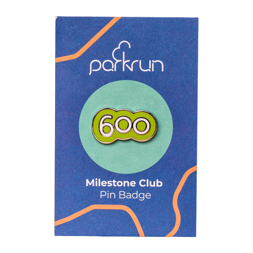 Walk/Run 600 Milestone Pin Badge