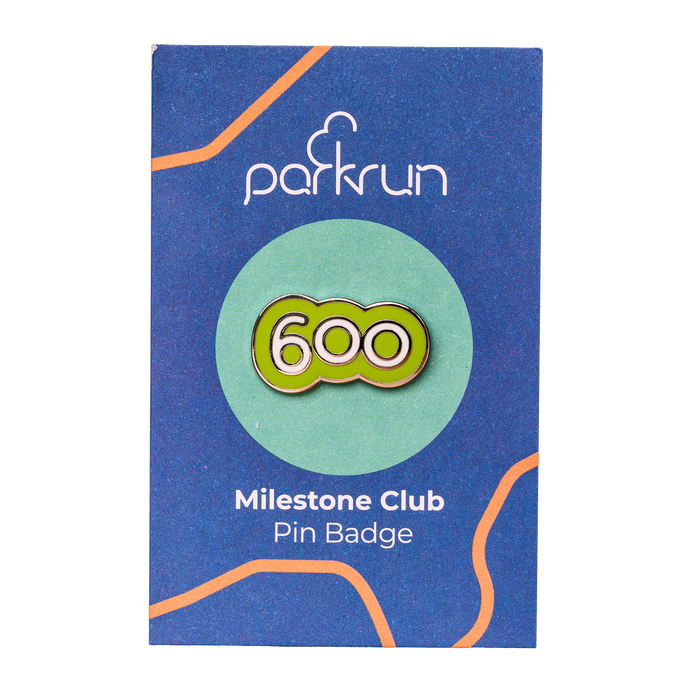 Walk/Run 600 Milestone Pin Badge
