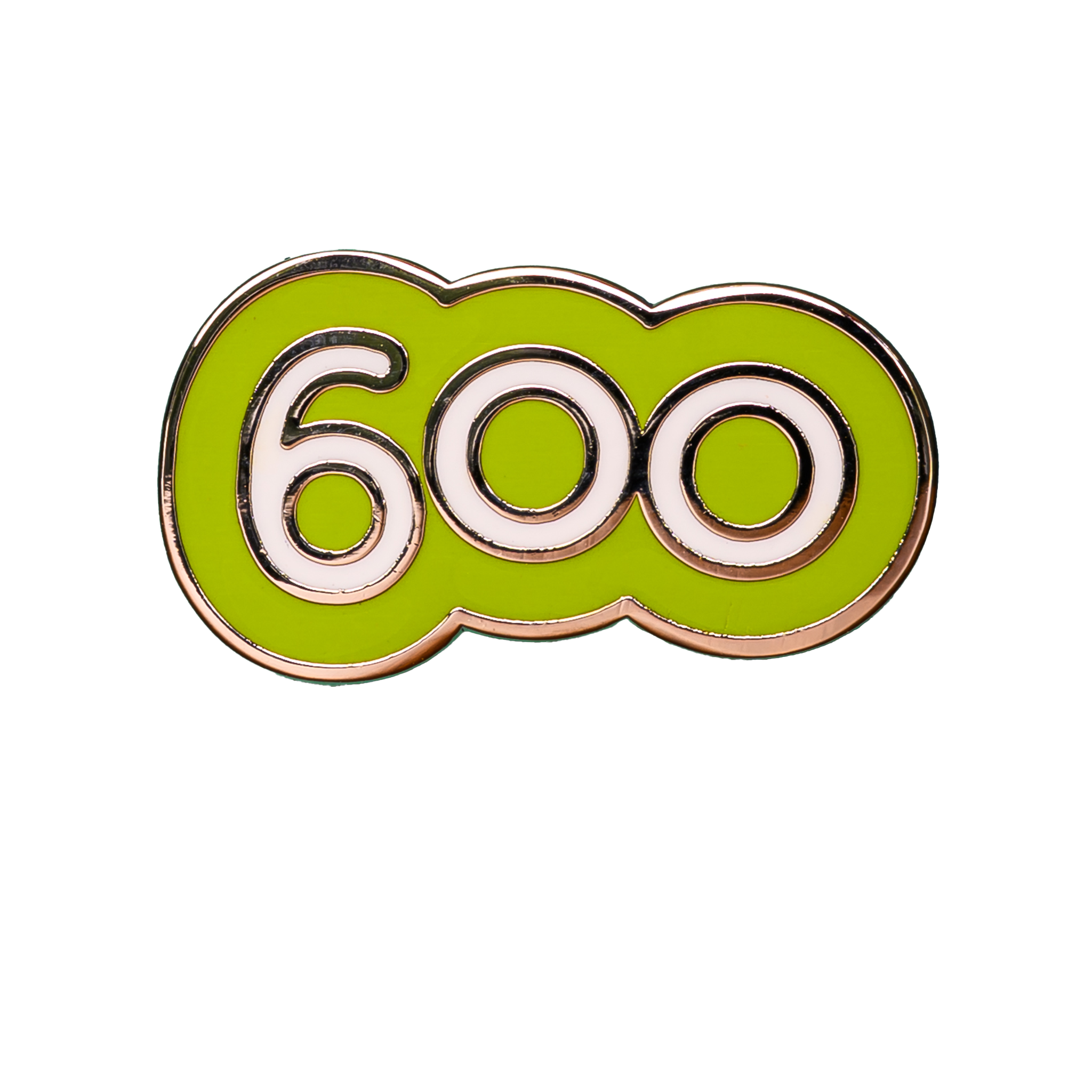Walk/Run 600 Milestone Pin Badge