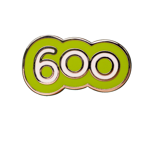 Walk/Run 600 Milestone Pin Badge