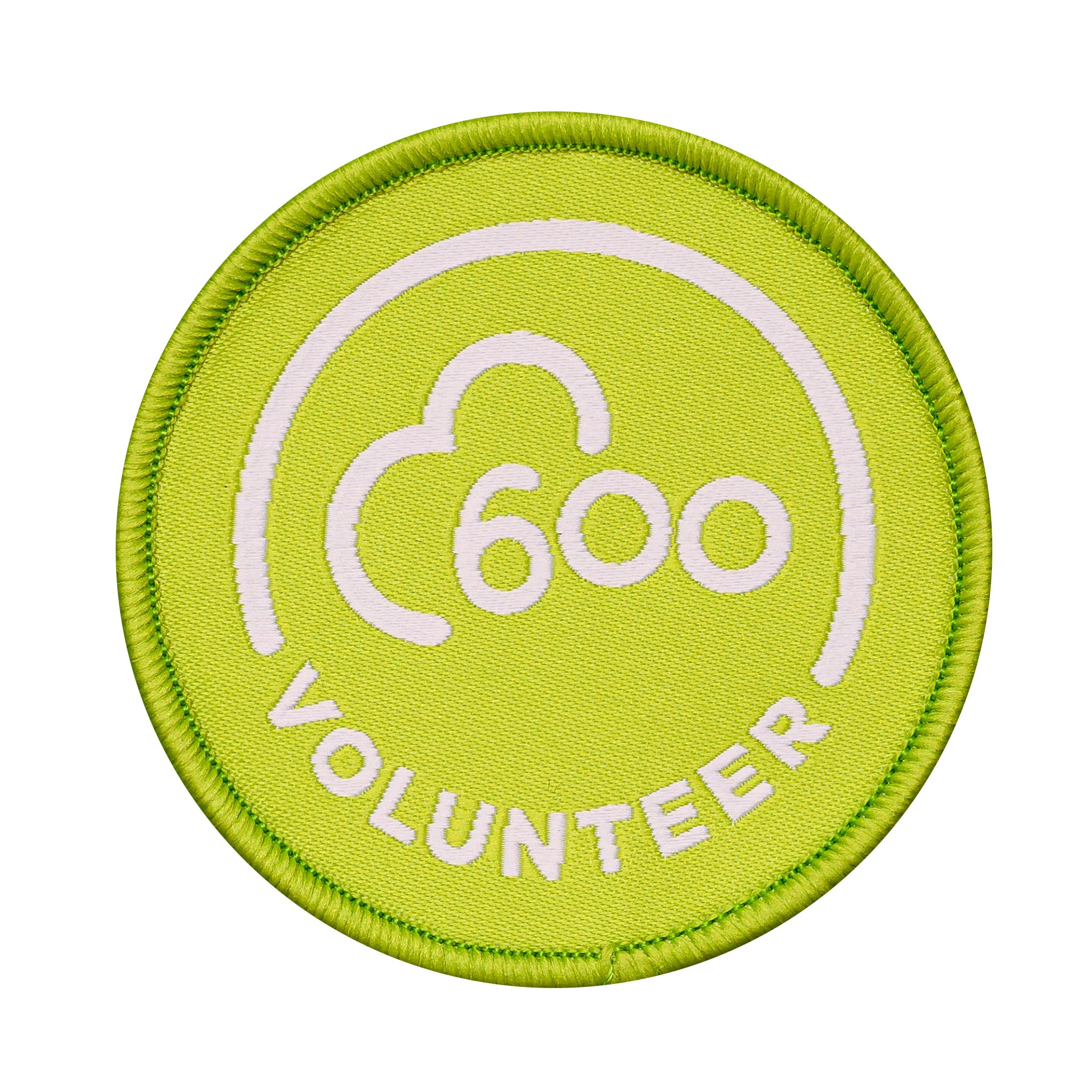 Volunteer 600 Milestone Woven Patch