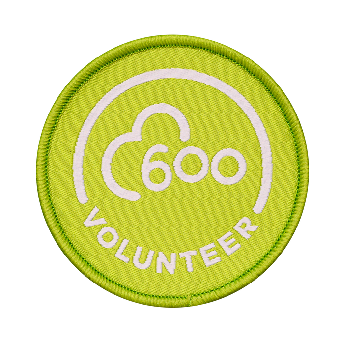 Volunteer 600 Milestone Woven Patch