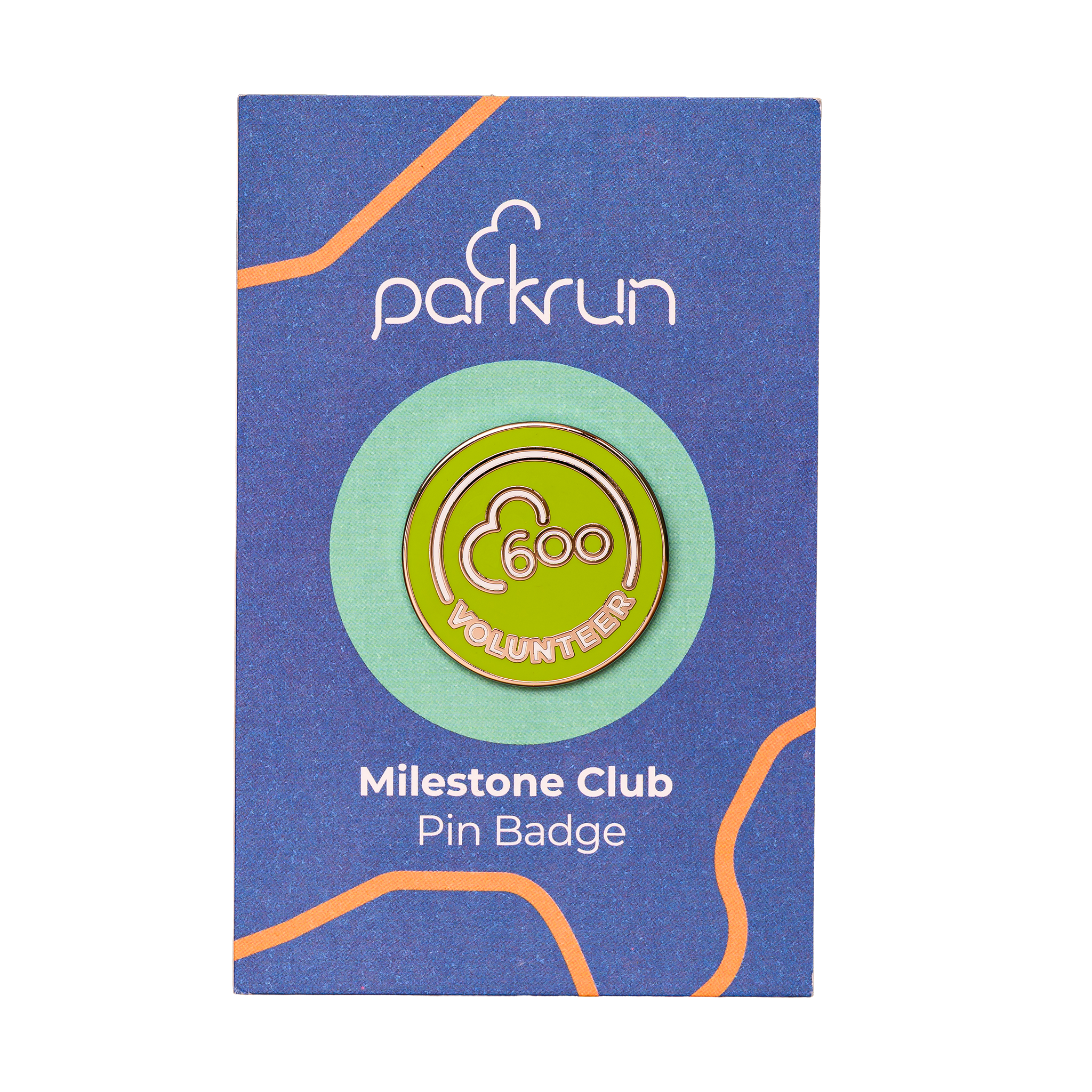 Volunteer 600 Pin Badge