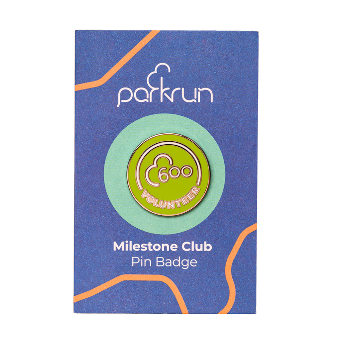 Volunteer 600 Pin Badge