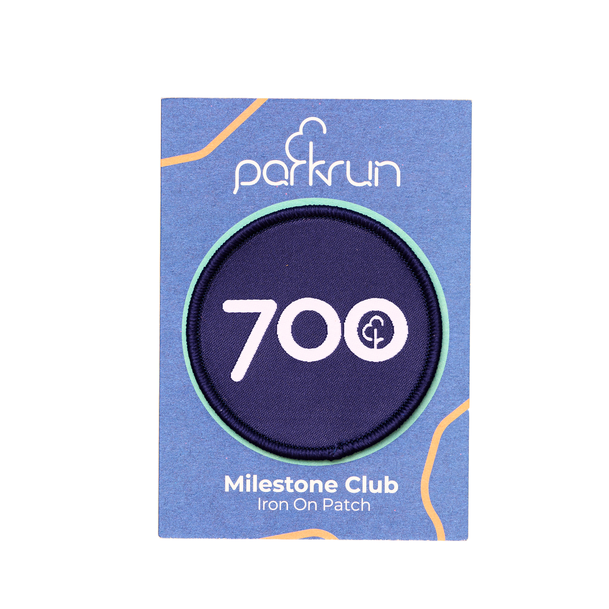 Walk/Run 700 Milestone Woven Patch