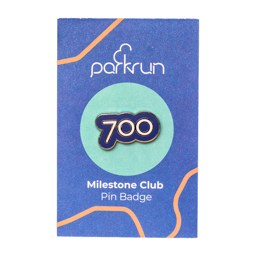 Walk/Run 700 Milestone Pin Badge