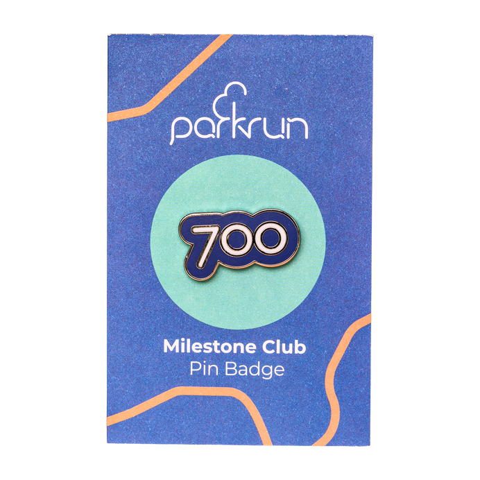 Walk/Run 700 Milestone Pin Badge