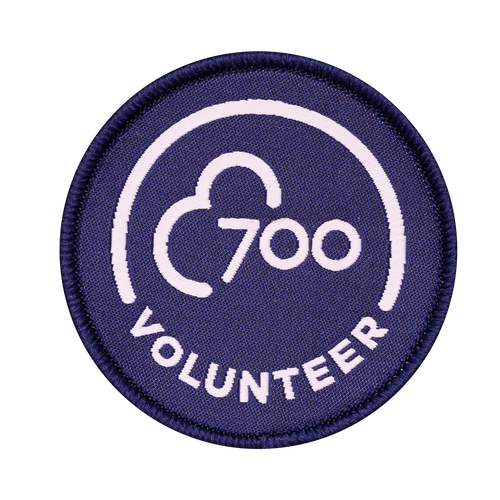 Volunteer 700 Milestone Woven Patch