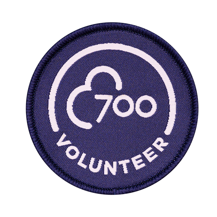 Volunteer 700 Milestone Woven Patch