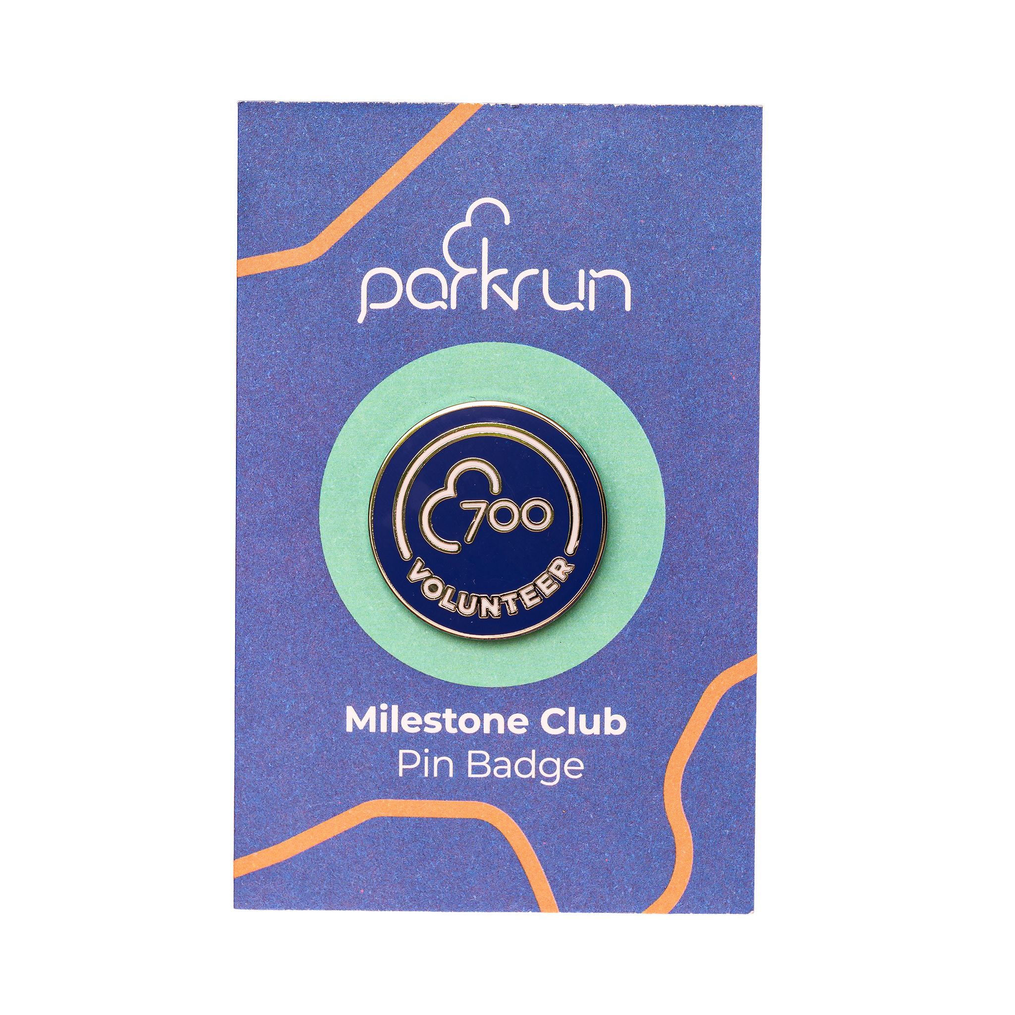 Volunteer 700 Pin Badge