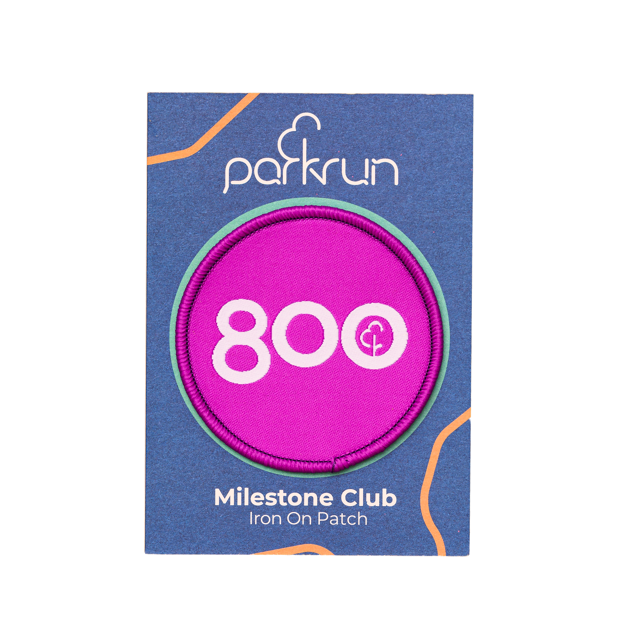 Walk/Run 800 Milestone Woven Patch