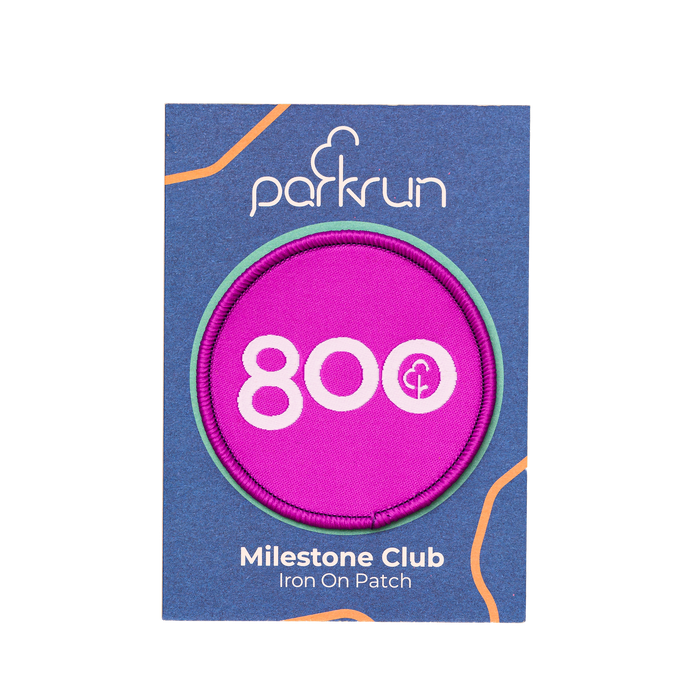 Walk/Run 800 Milestone Woven Patch