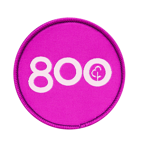 Walk/Run 800 Milestone Woven Patch
