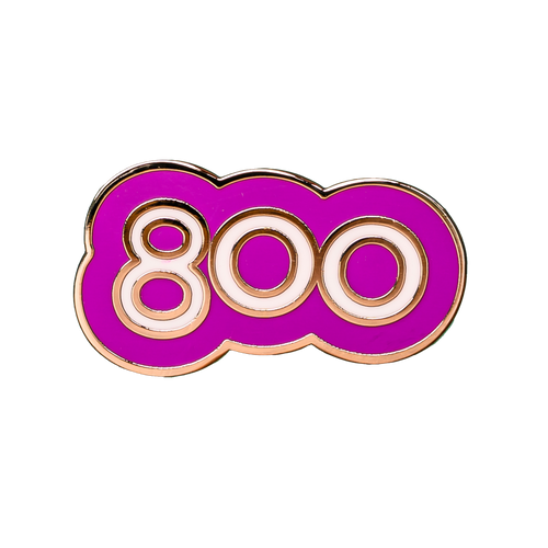 Walk/Run 800 Milestone Pin Badge