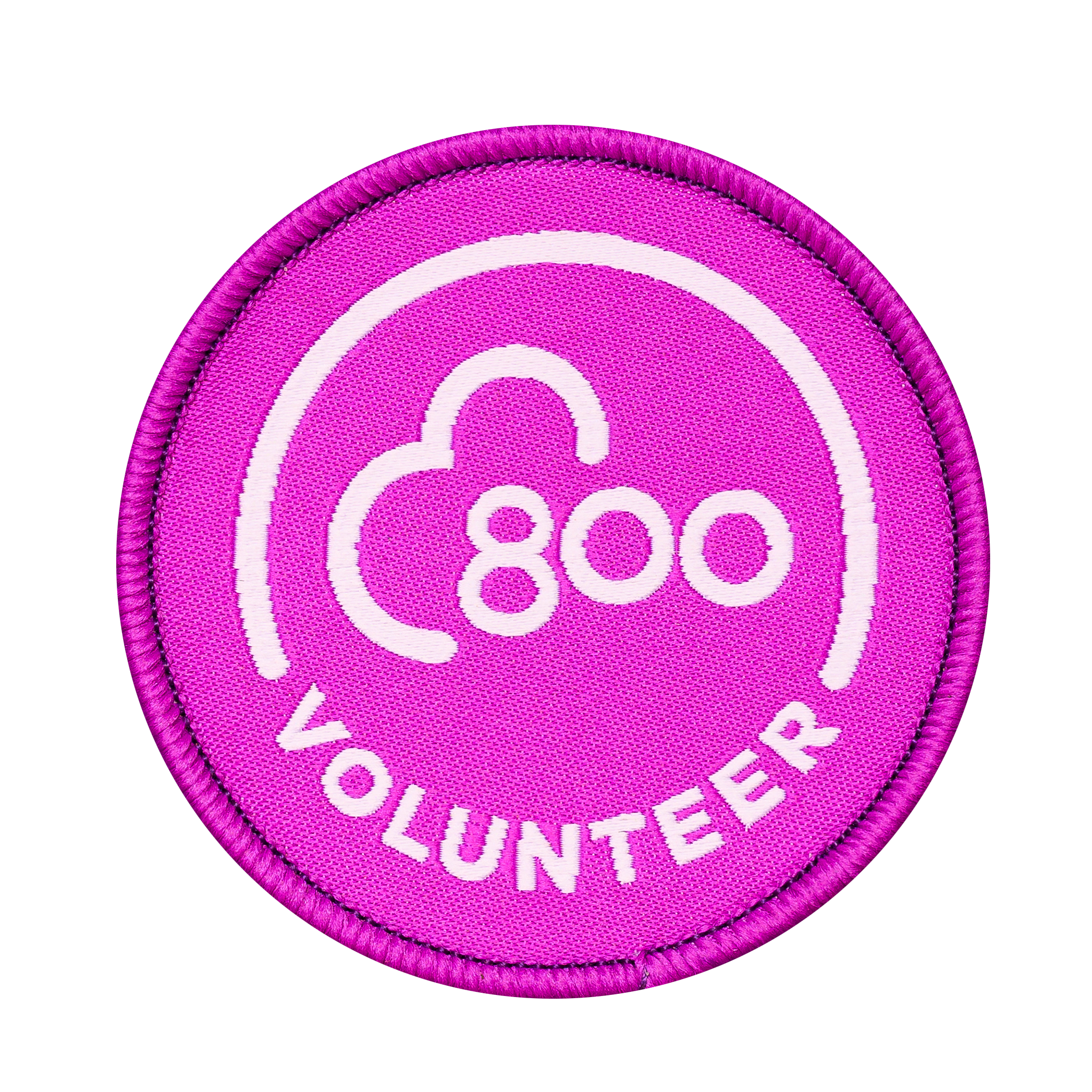 Volunteer 800 Milestone Woven Patch