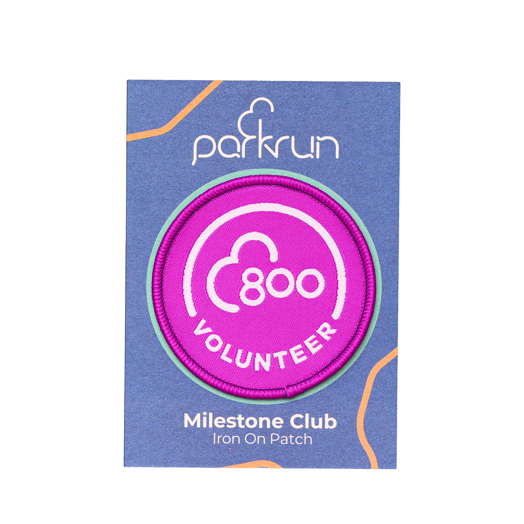 Volunteer 800 Milestone Woven Patch