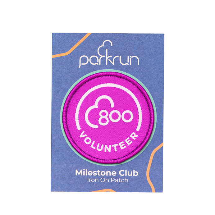 Volunteer 800 Milestone Woven Patch