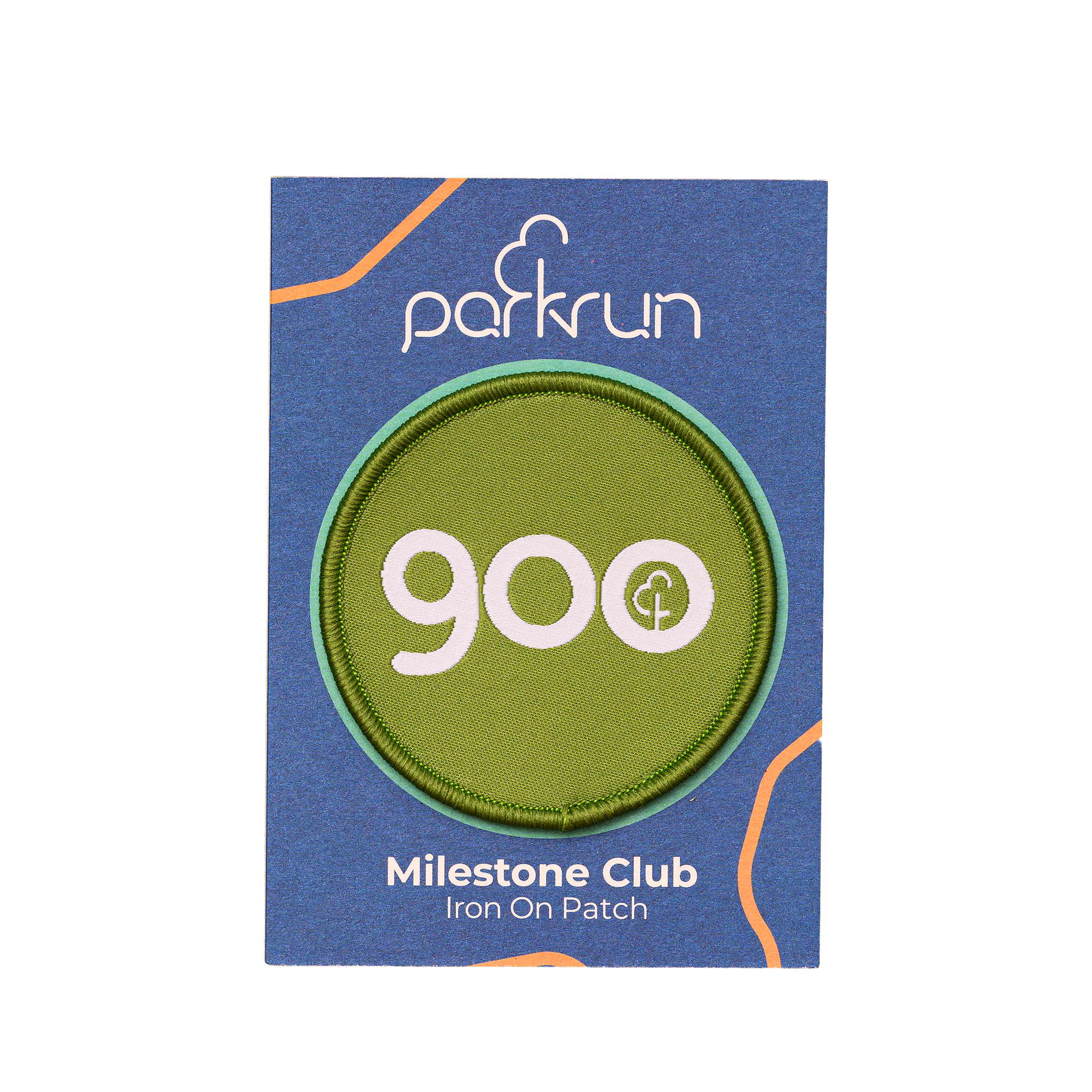 Walk/Run 900 Milestone Woven Patch