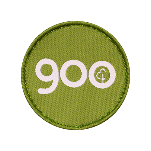 Walk/Run 900 Milestone Woven Patch