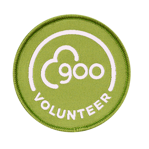 Volunteer 900 Milestone Woven Patch
