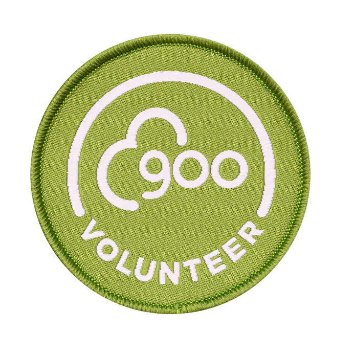 Volunteer 900 Milestone Woven Patch