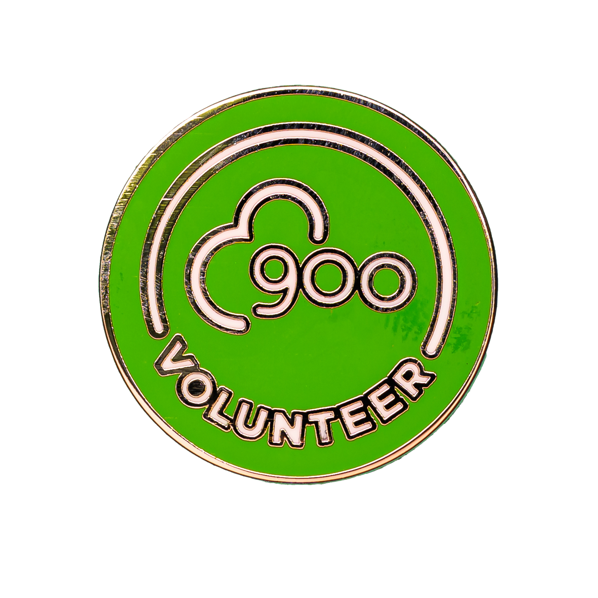 Volunteer 900 Pin Badge