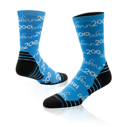 parkrun Milestone 200 Walk/Run Socks