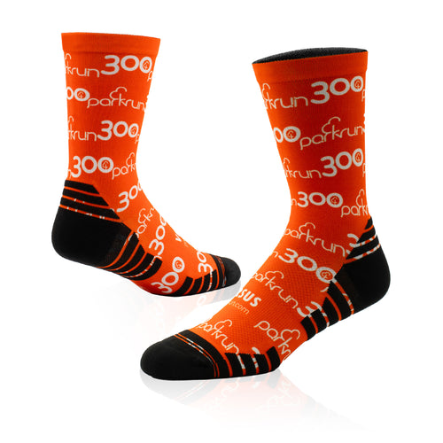 parkrun Milestone 300 Walk/Run Socks