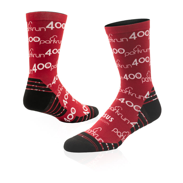 parkrun Milestone 400 Walk/Run Socks