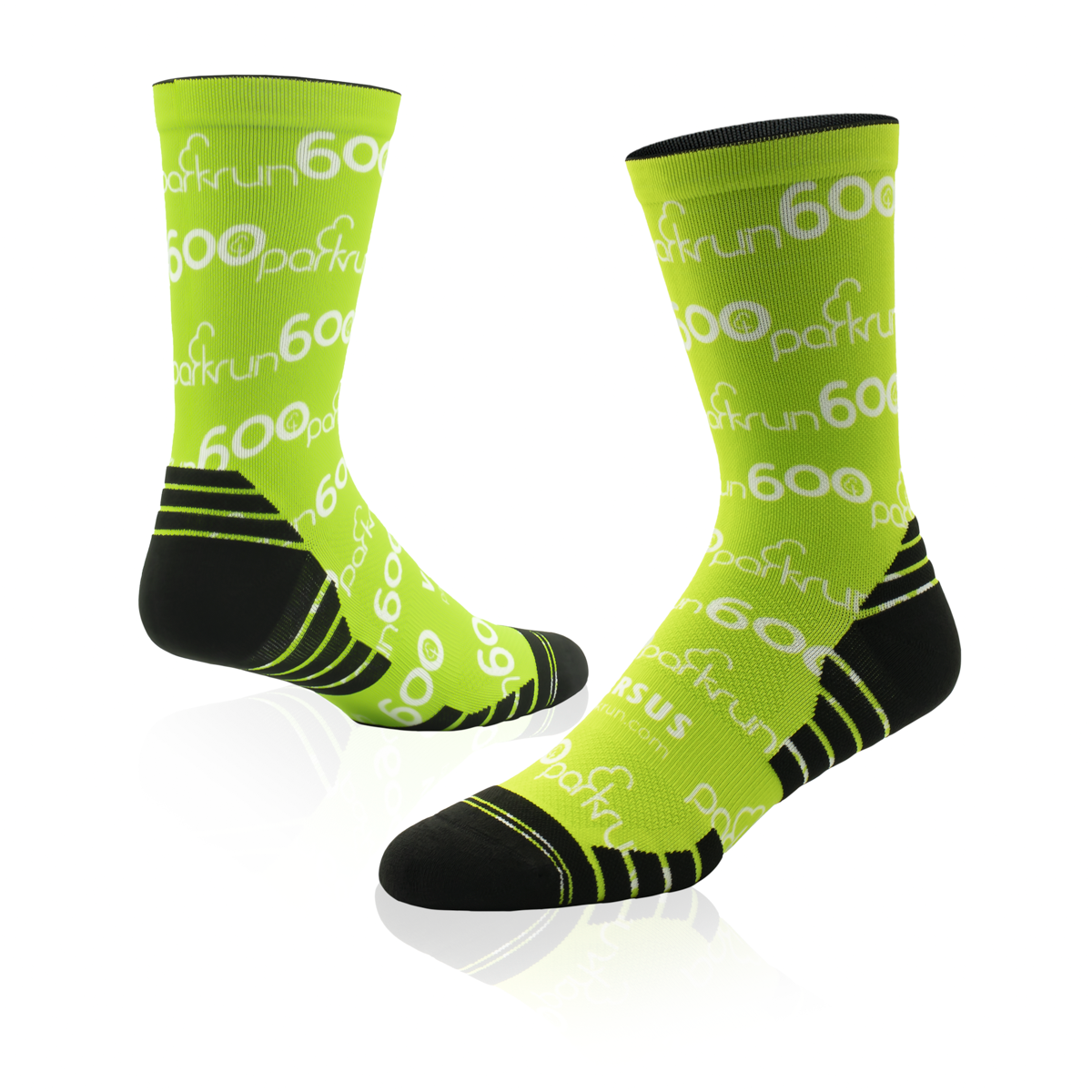 parkrun Milestone 600 Walk/Run Socks