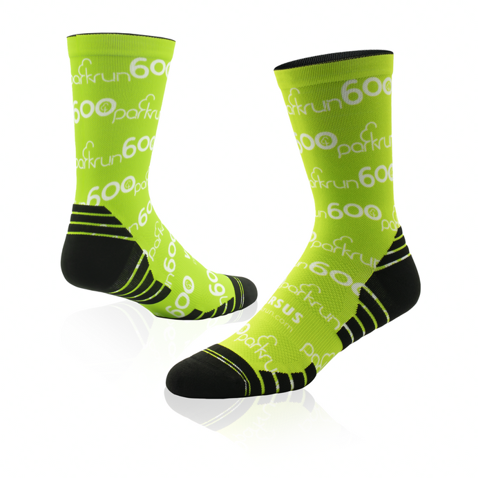 parkrun Milestone 600 Walk/Run Socks